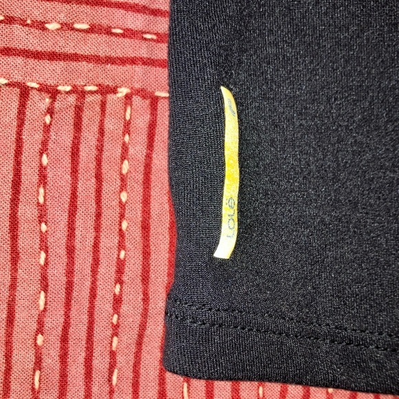 Lole women’s medium Black Fitted Cap Sleeve T-Shirt / athletic top - Picture 9 of 11